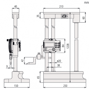 Mitutoyo 'Digimatic' HDM-A Yükseklik Mihengiri | 192-665-10