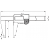 Mitutoyo Dijital Kumpas 0-1000 mm | 550-207-10