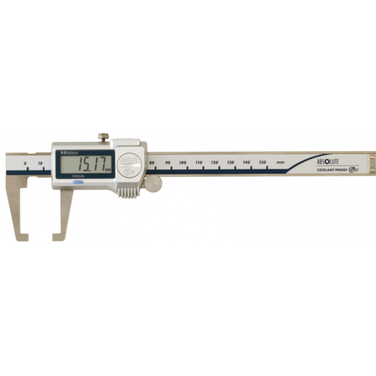 Mitutoyo Dijital Dış Kanal Kumpası (Nokta Çeneli Tip) 150 mm | 573-652-20
