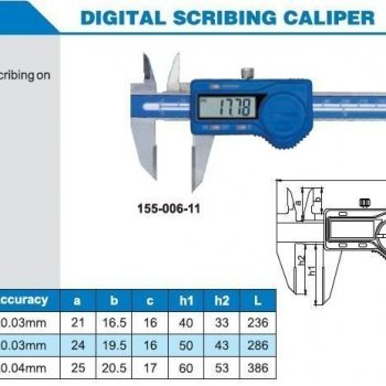 Accud Dijital Çizici Kumpas 300mm | 155-012-11