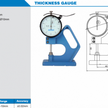 ACCUD Kalınlık Komparatörü 0-10mm | 449-010-11
