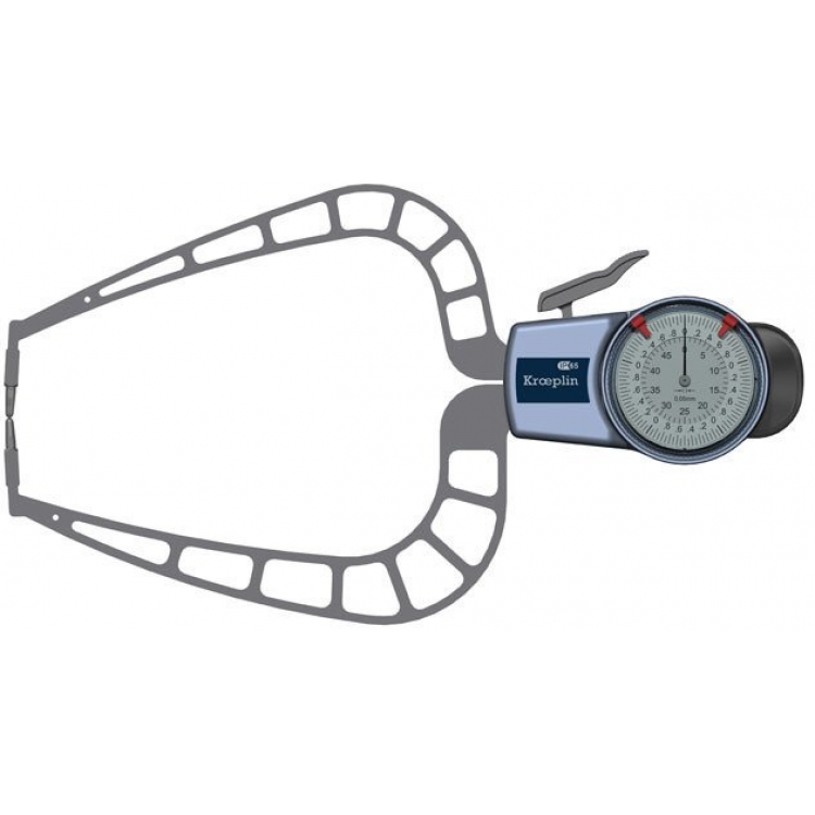 Kroeplin Mekanik Dış Çap Kanal Komparatörü 0-50 mm | D450