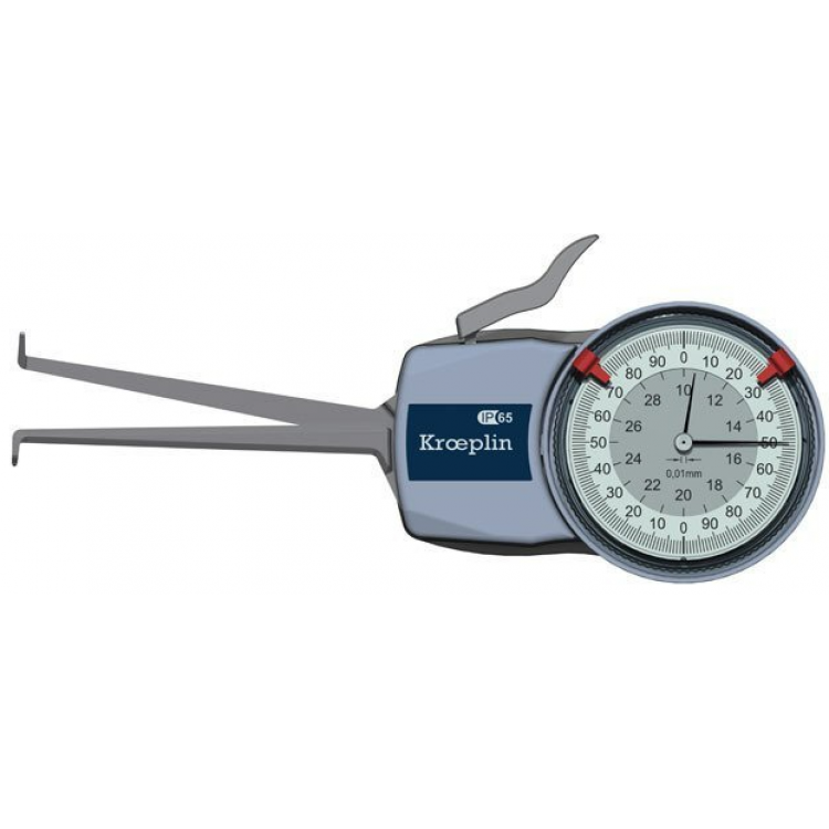 Kroeplin Mekanik İç Çap Kanal Komparatörü '10-30 mm' | H210