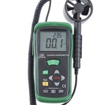 CEM Rüzgar Hızı ve Sıcaklık Ölçer Anemometre | DT 618