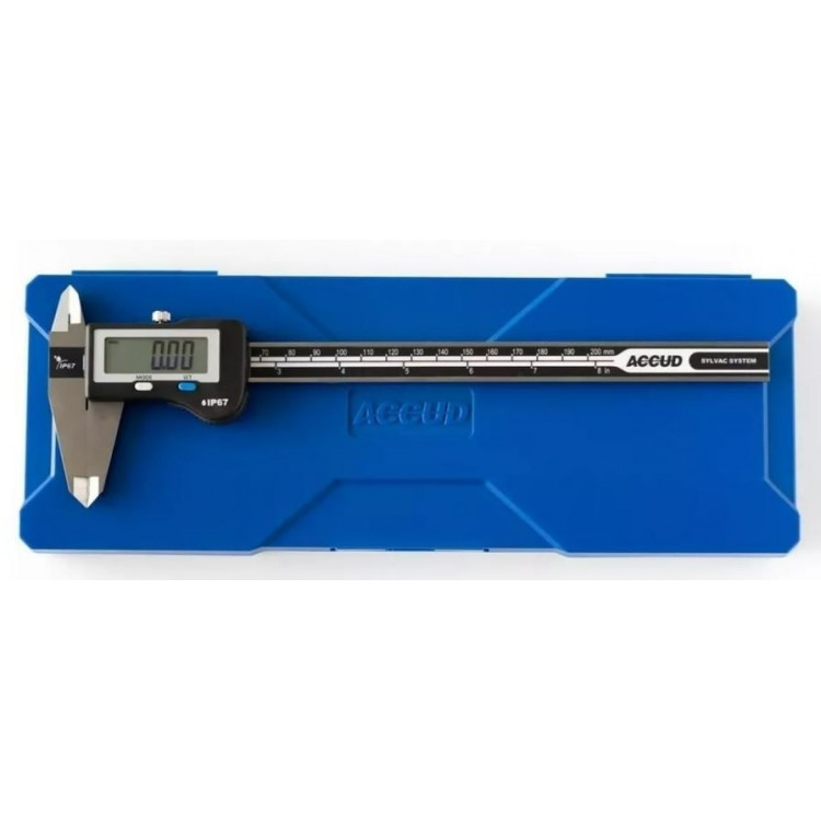 Accud Dijital Kumpas 200 mm IP67 | 112-008-11H Accud Dijital Kumpas 200 mm IP67 | 112-008-11H