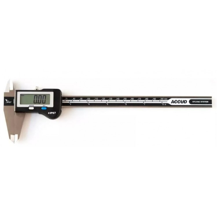 Accud Dijital Kumpas 200 mm IP67 | 112-008-11H Accud Dijital Kumpas 200 mm IP67 | 112-008-11H