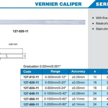 Accud Mekanik Kumpas 0-1000 mm/127-040-11