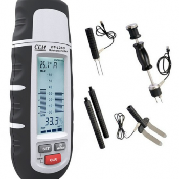 Cem DT 125G Çakmalı Ahşap ve Yapı Malzemesi Nem Ölçer Seti
