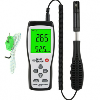 Smart Sensor AS 847 Problu Sıcaklık ve Nem Ölçer