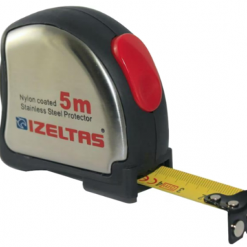 İzeltaş 05881 50 015 5 m Krom Şerit Metre