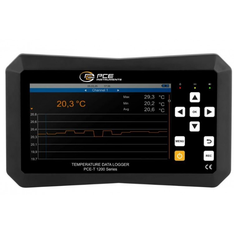 PCE 12 KANALLI TERMOMETRE | PCE-T 1220