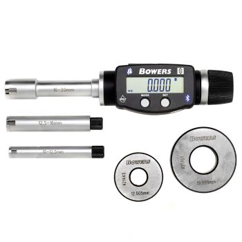 SXTD Dijital 3 Nokta Temaslı İç Çap Mikrometre Seti 10-20mm