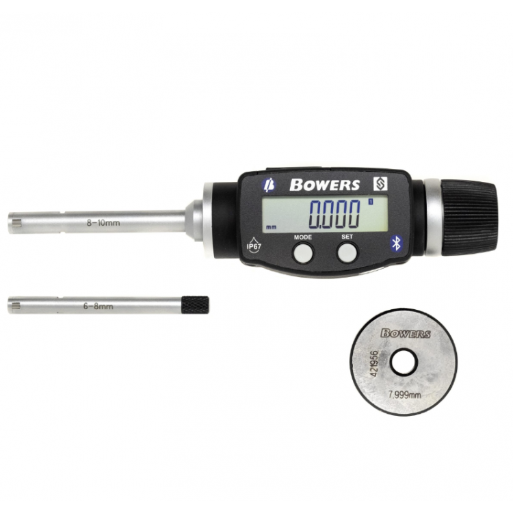 SXTD Dijital 3 Nokta Temaslı İç Çap Mikrometre Seti 6-10mm