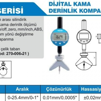 ACCUD Dijital Kama Derinlik Komparatörü |  196-001-11