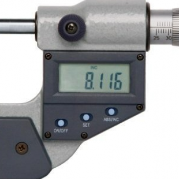 ACCUD Dijital Nokta Uçlu Mikrometre 0-100mm | 317-001-01