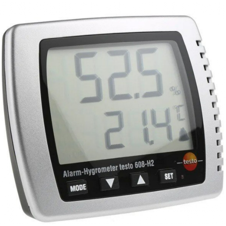 Testo Sıcaklık ve Nem Ölçer (ÇOK HASSAS) Alarmlı  | Testo 608-H2