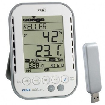 TFA 30.3039 Klimalogg Pro Sıcaklık ve Nem Kayıt Cihazı TFA 30.3039 Klimalogg Pro Sıcaklık ve Nem Kayıt Cihazı